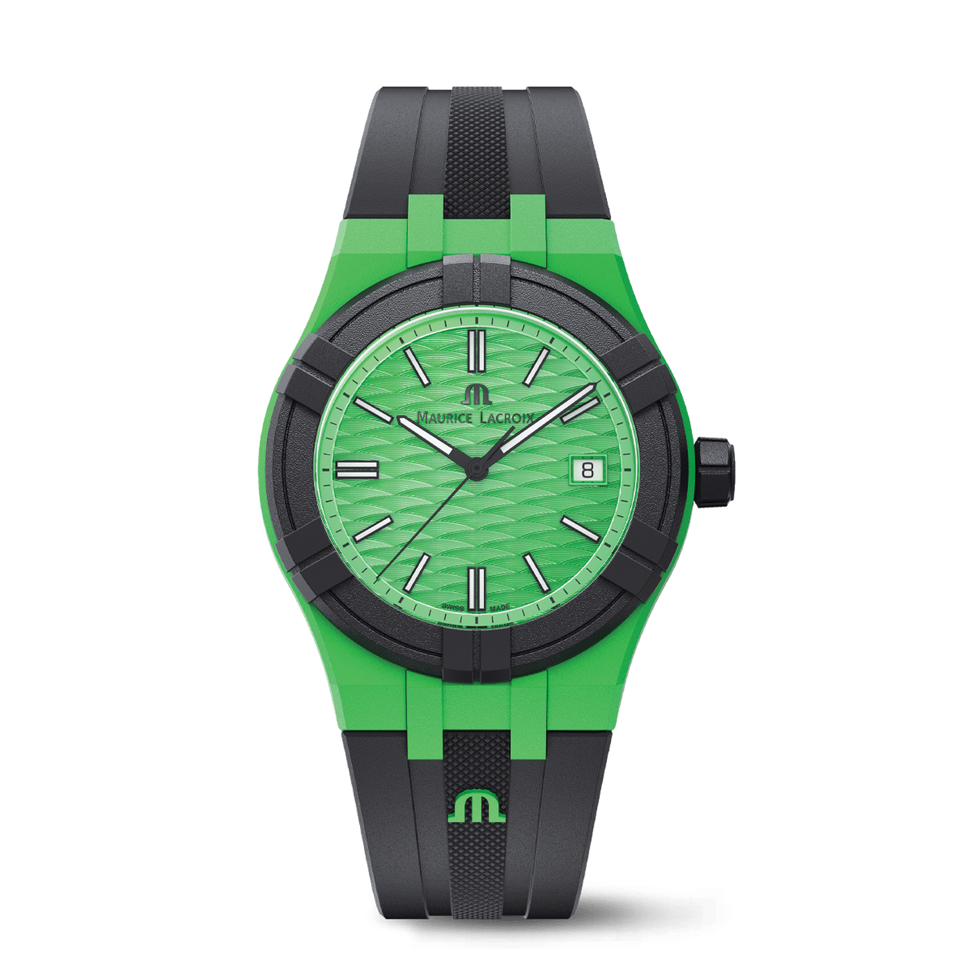 MAURICE LACROIX AIKON TIDE 40MM GREEN/BLACK AI2008-70070-300-0