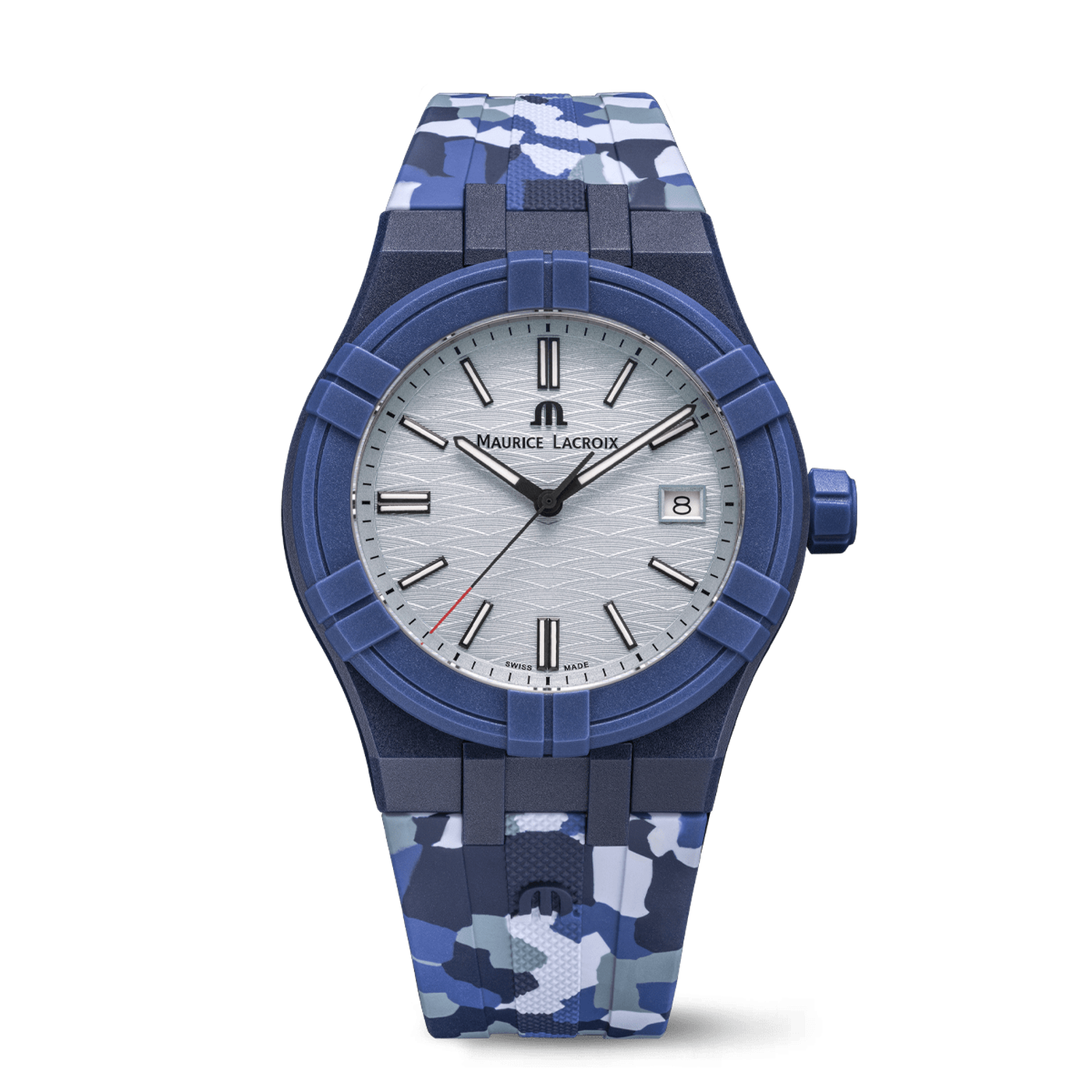 MAURICE LACROIX AIKON #TIDE CAMO BLUE LIMITED EDITION 1000PCS AI2008-B88AZ-000-0