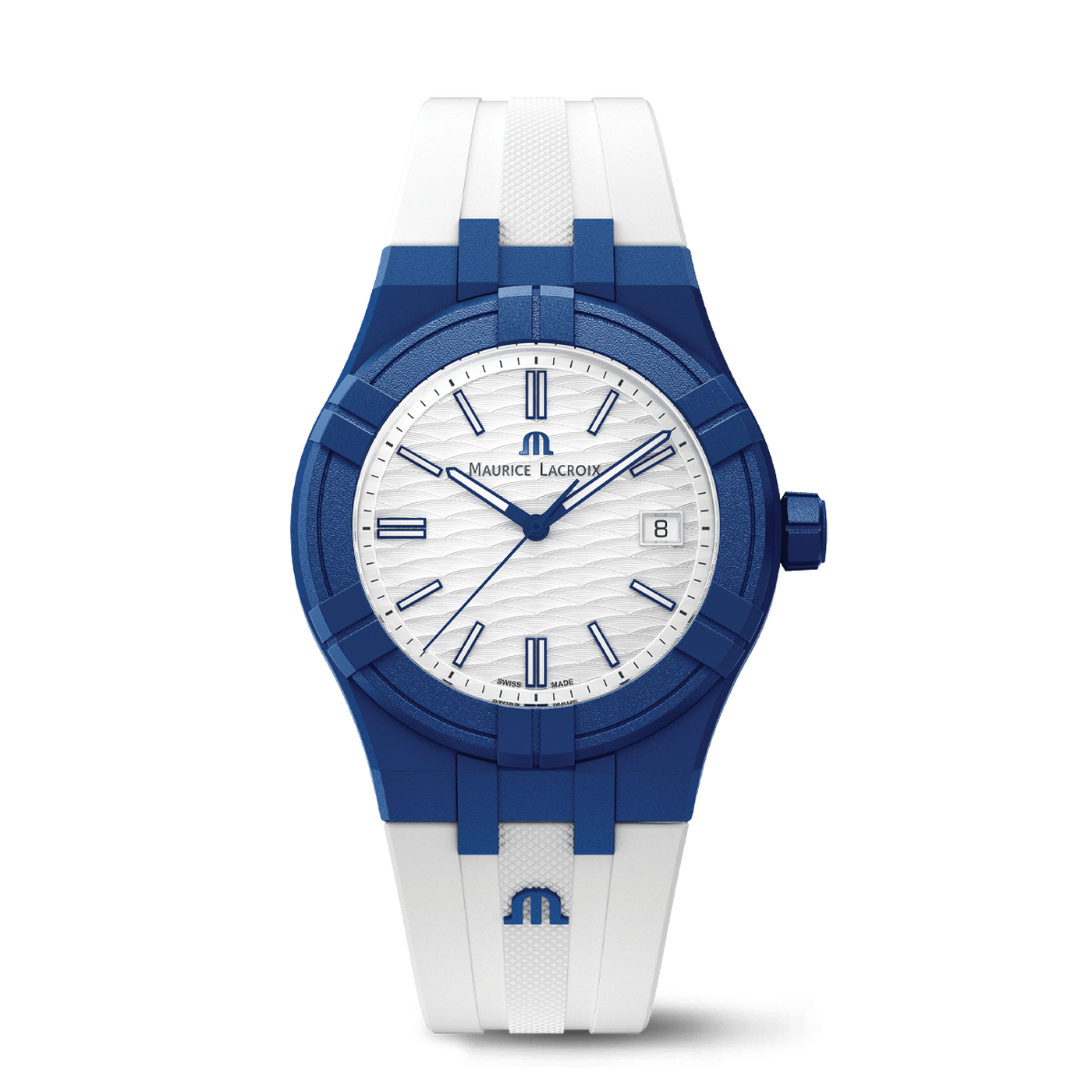 MAURICE LACROIX AIKON TIDE 40MM BLUE/WHITE AI2008-BBB11-300-0