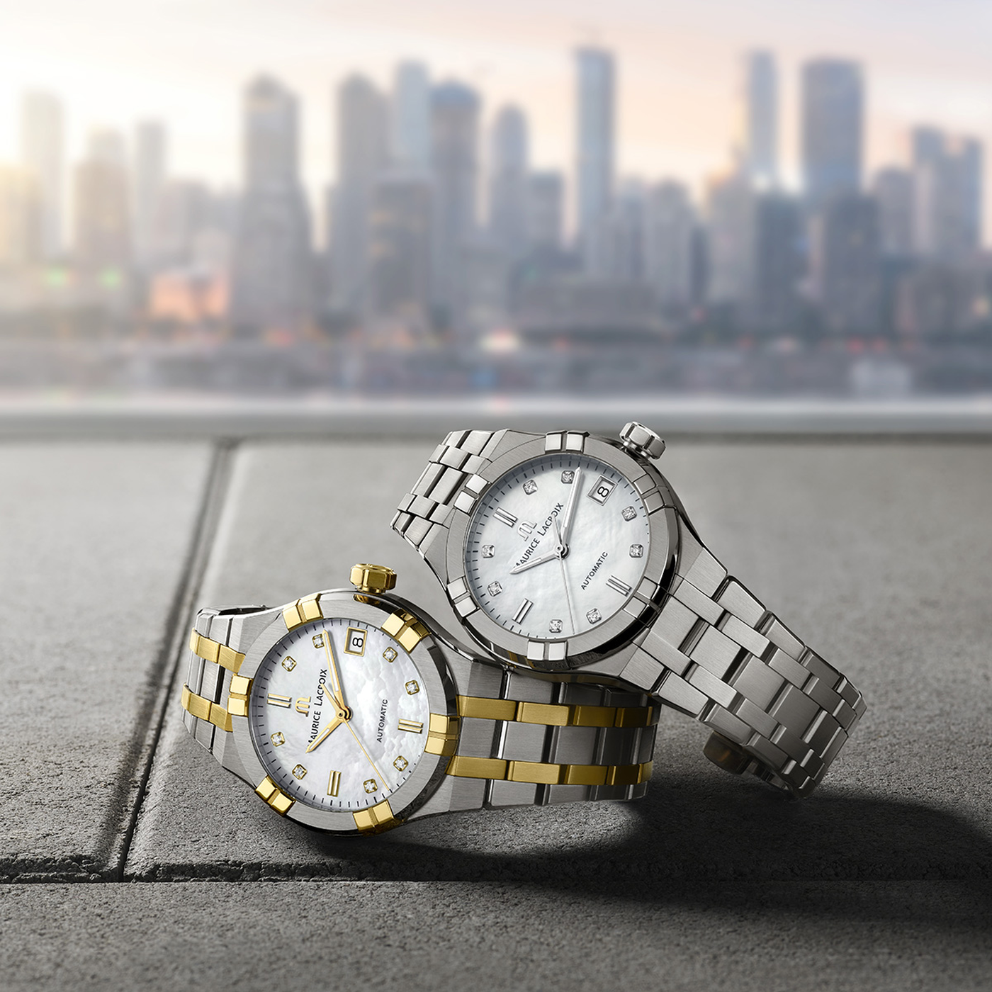 MAURICE LACROIX AIKON AUTOMATIC DATE 35MM AI6006-PVY13-170-1