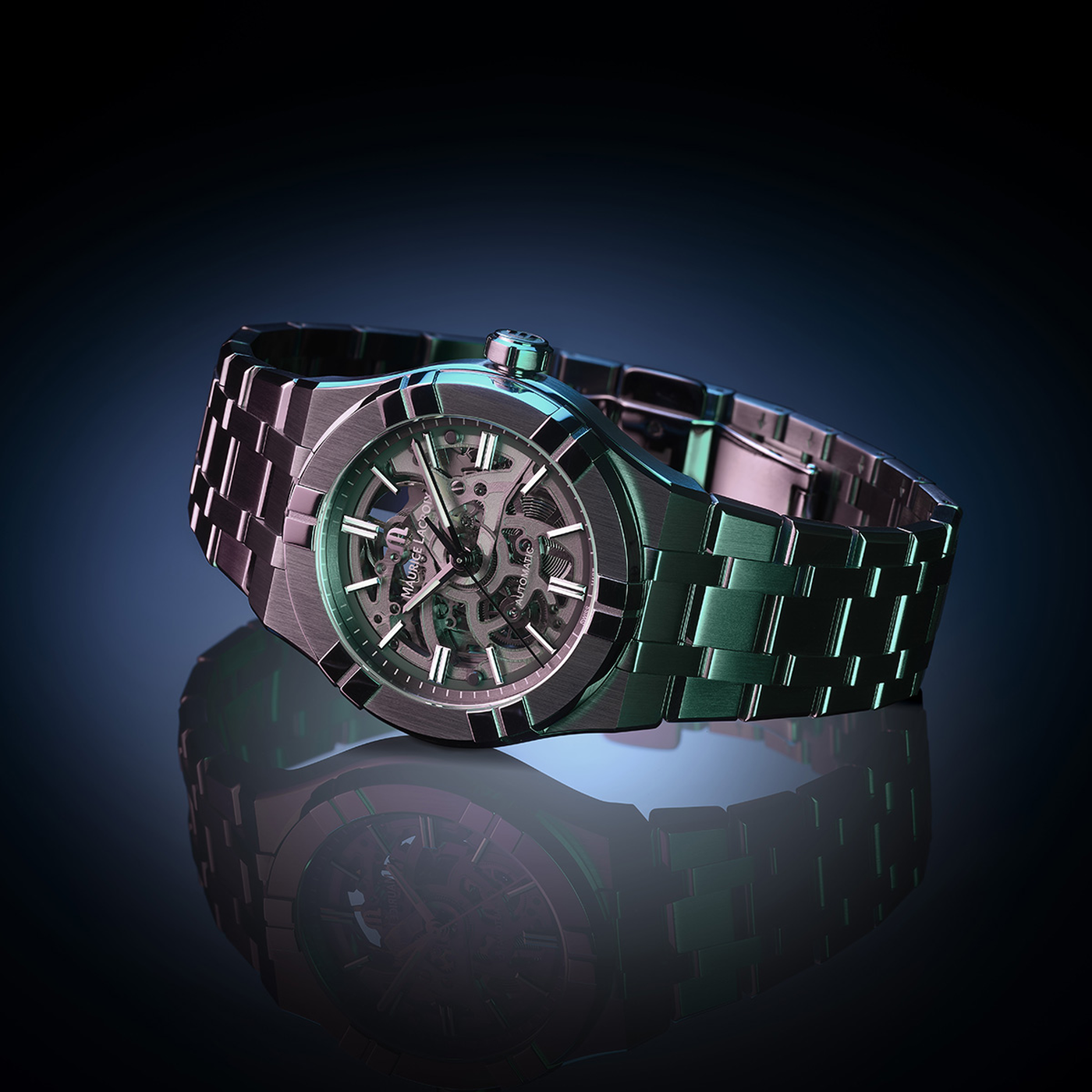 MAURICE LACROIX AIKON AUTOMATIC 39MM SKELETON AI6007-SS002-030-1