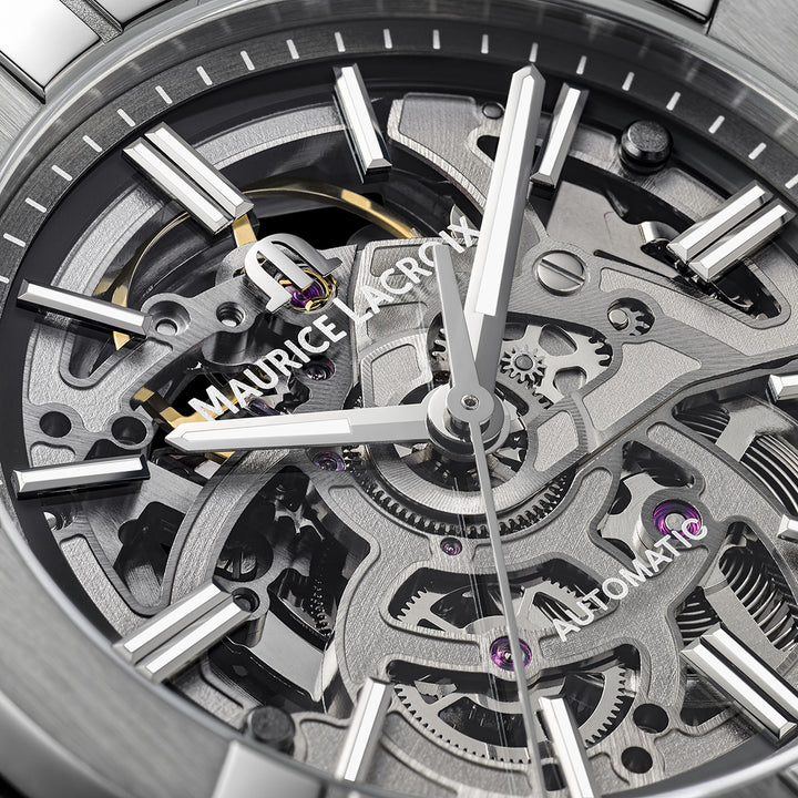 MAURICE LACROIX AIKON AUTOMATIC 39MM SKELETON AI6007-SS002-030-1