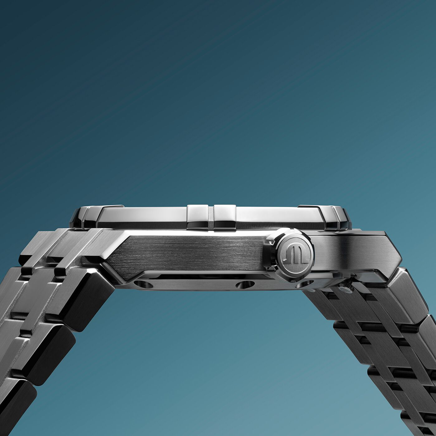 MAURICE LACROIX AIKON AUTOMATIC DATE 39MM TURQUOISE SET LIMITED EDITION 888PCS AI6007-SS00F-431-C