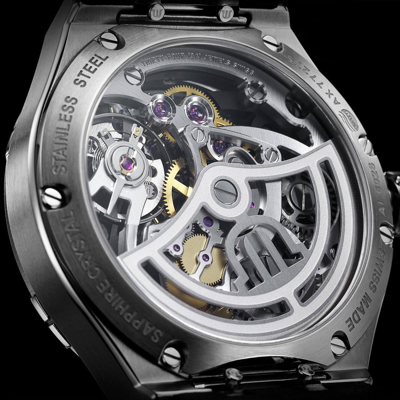 MAURICE LACROIX AIKON AUTOMATIC SKELETON MANUFACTURE AI6028-SS002-030-1
