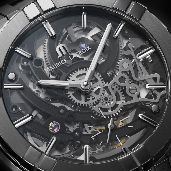 MAURICE LACROIX AIKON AUTOMATIC SKELETON MANUFACTURE AI6028-SS002-030-1