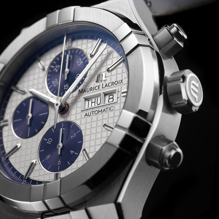 MAURICE LACROIX AIKON AUTOMATIC CHRONOGRAPH AI6038-SS001-131-1