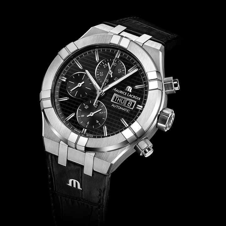 MAURICE LACROIX AIKON AUTOMATIC CHRONOGRAPH AI6038-SS001-330-1