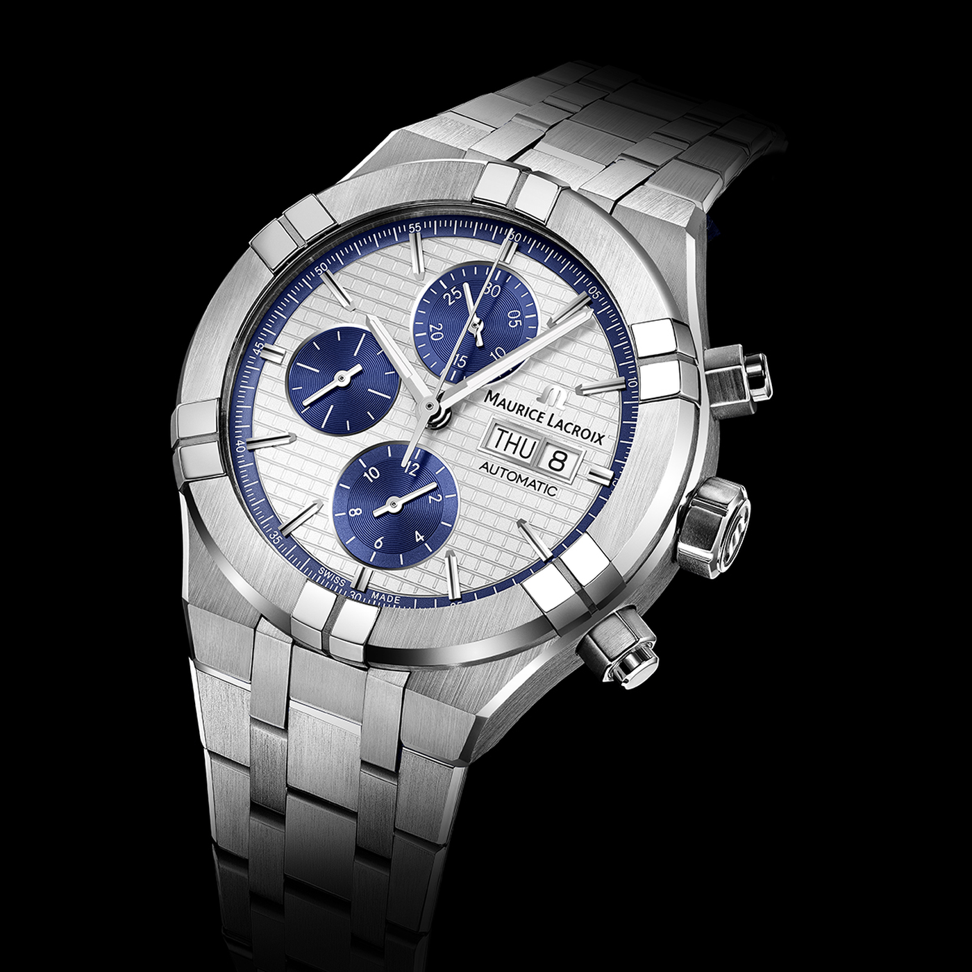 MAURICE LACROIX AIKON AUTOMATIC CHRONOGRAPH AI6038-SS002-131-1