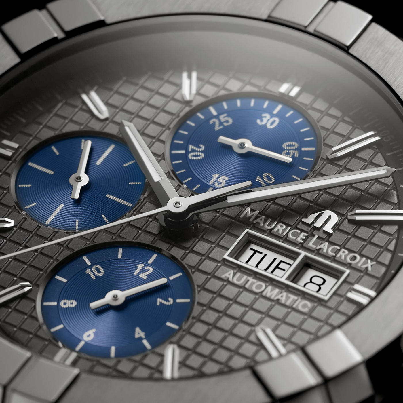 MAURICE LACROIX AIKON AUTOMATIC CHRONOGRAPH TITANIUM AI6038-TT032-330-1