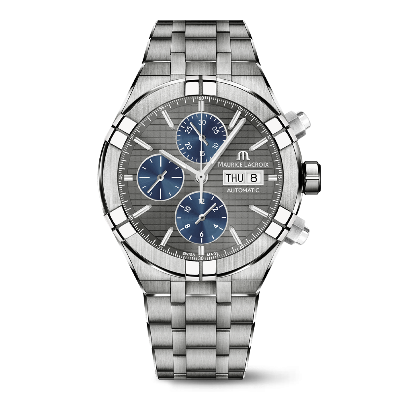 MAURICE LACROIX AIKON AUTOMATIC CHRONOGRAPH TITANIUM AI6038-TT032-330-1