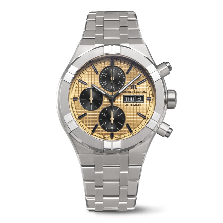 MAURICE LACROIX AIKON AUTOMATIC TITANIUM CHRONOGRAPH AI6038-TT032-530-1