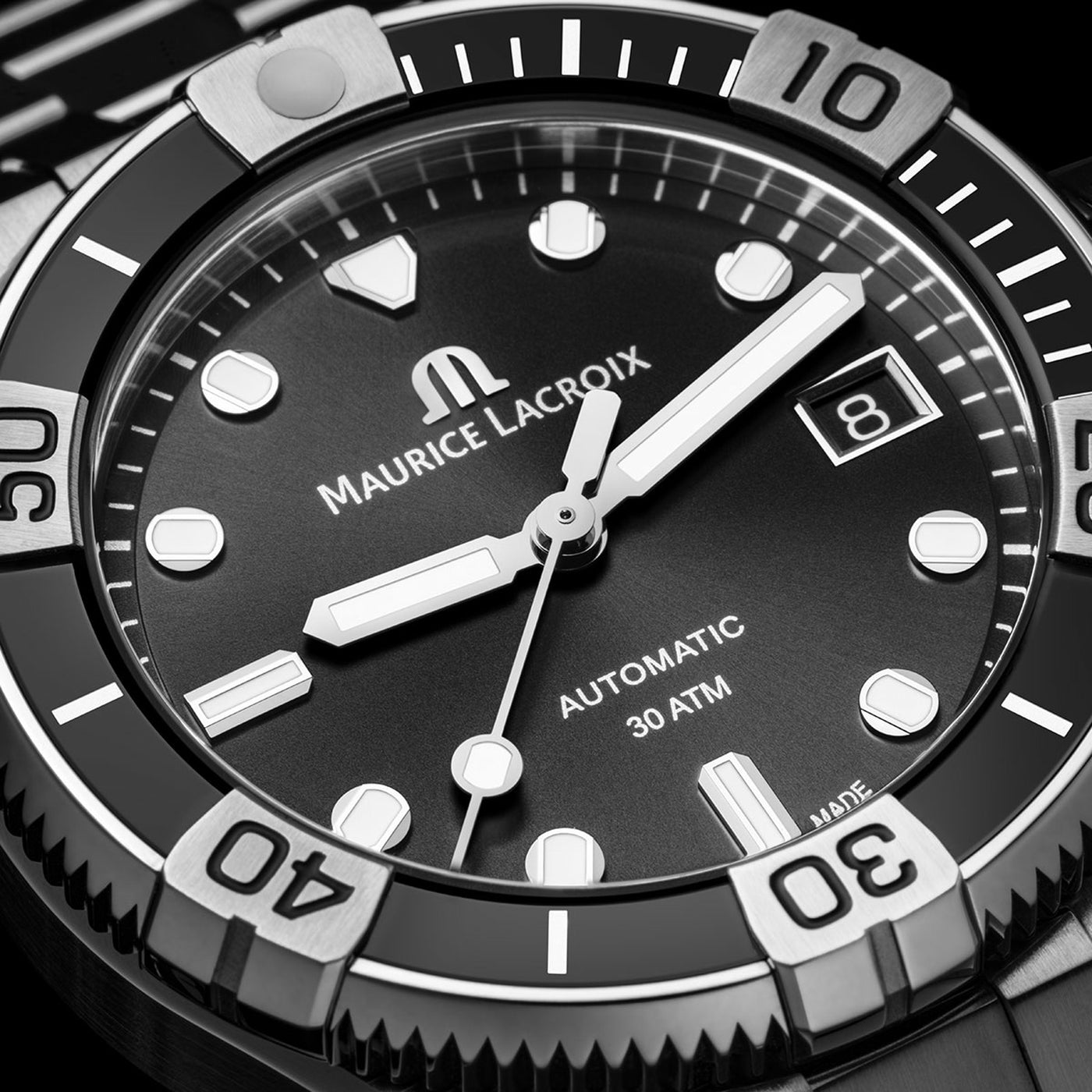 MAURICE LACROIX AIKON VENTURER AUTOMATIC DATE 38MM AI6057-SSL20-330-2