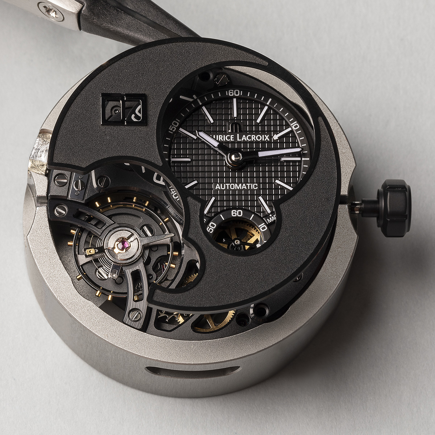 MAURICE LACROIX AIKON AUTOMATIC MASTER GRAND DATE BLACK AI6118-DLB0B-330-2