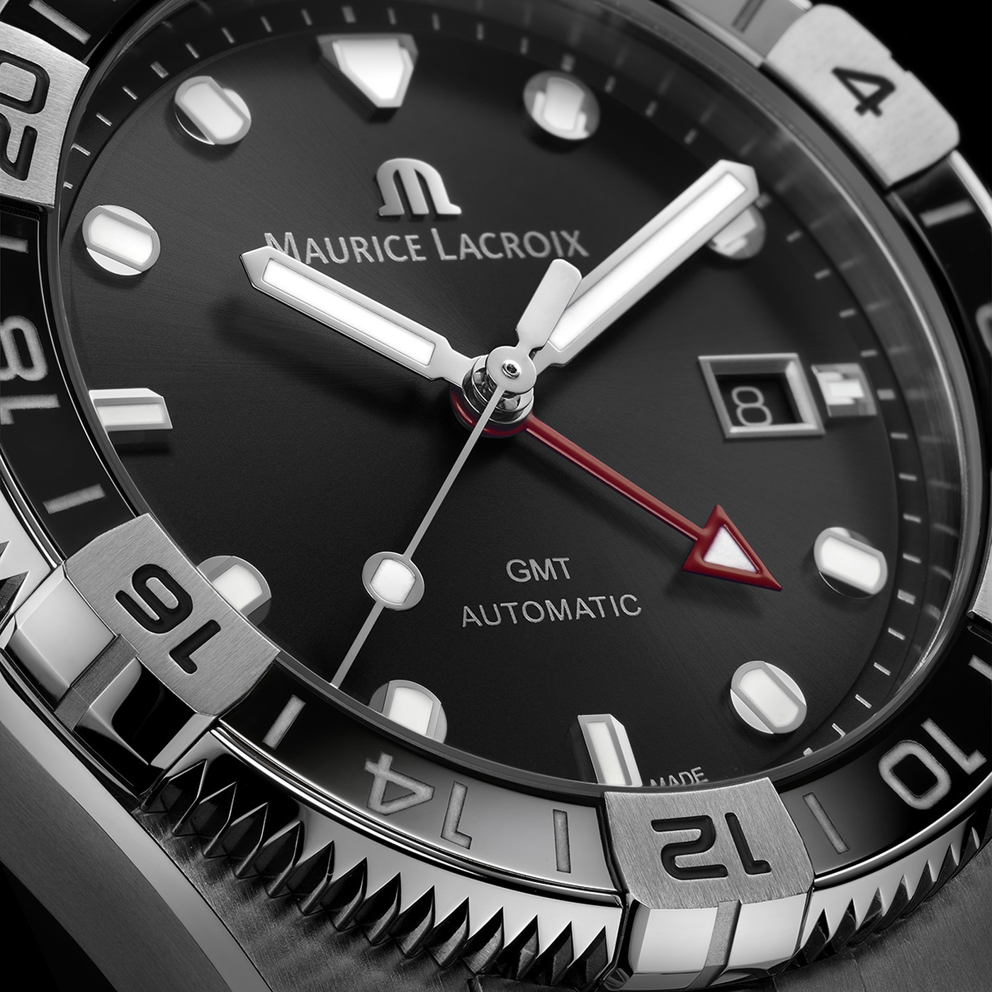 MAURICE LACROIX AIKON AUTOMATIC VENTURER GMT AI6158-SS002-330-1