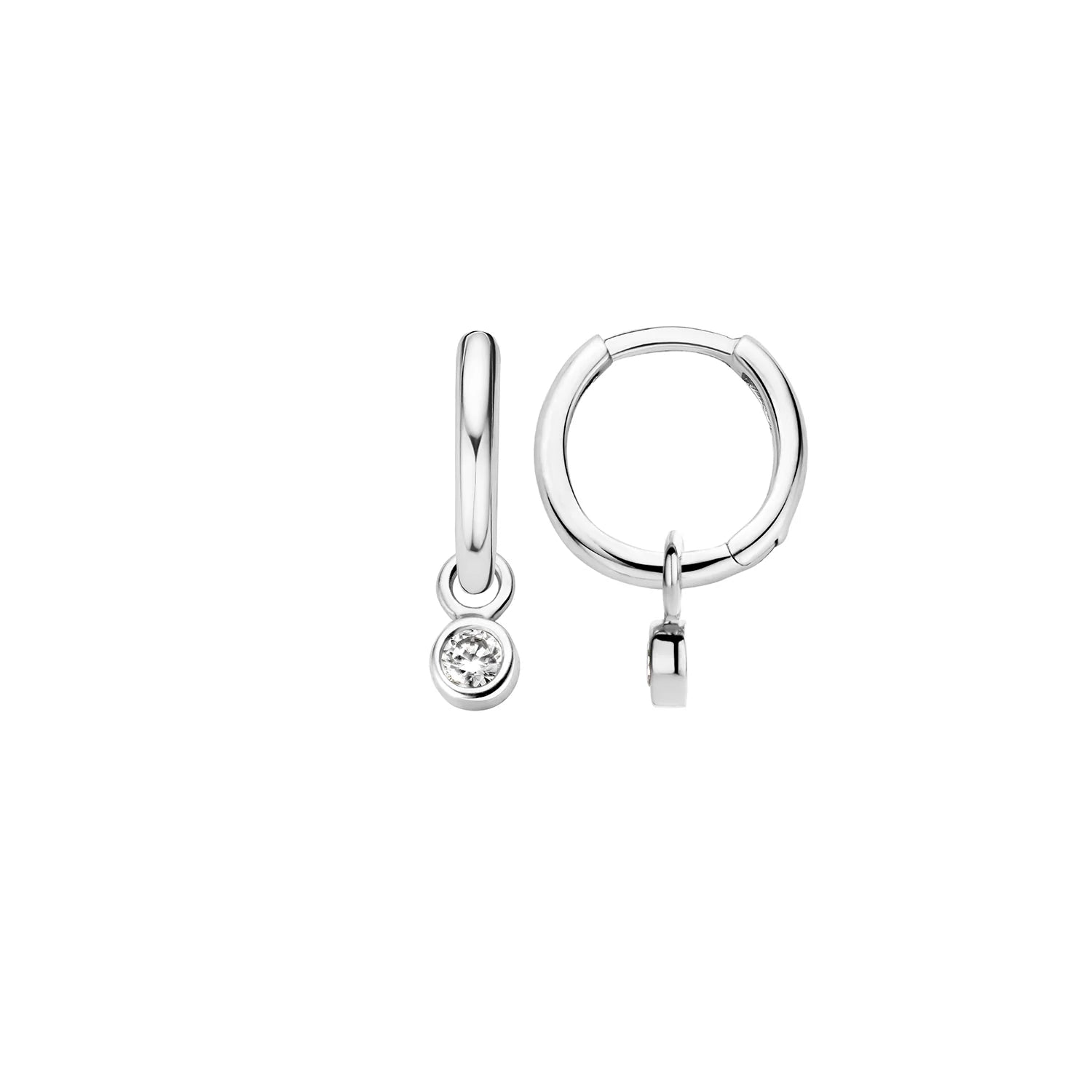 Blush Oorbedels 9058WZI - Wit Goud (14k) met Zirkonia