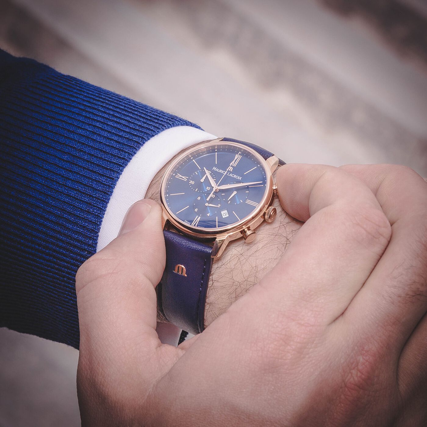 MAURICE LACROIX ELIROS CHRONOGRAPH EL1098-PVP01-411-1