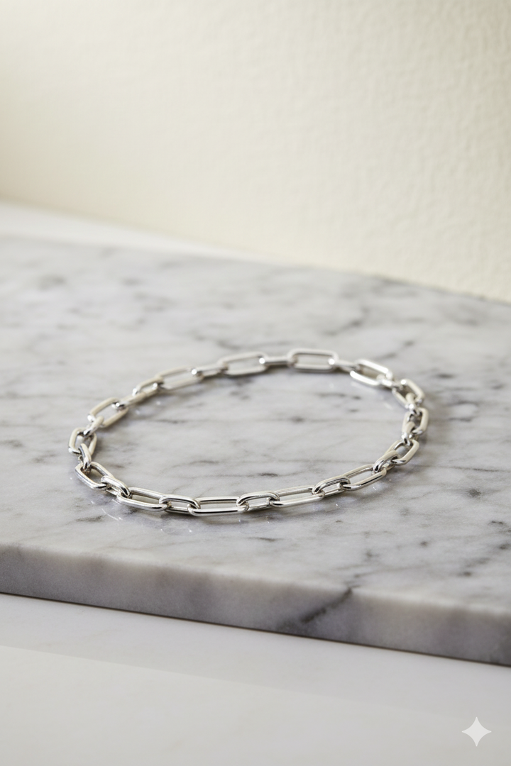 14krt witgouden armband CFE 6.0mm | 20cm