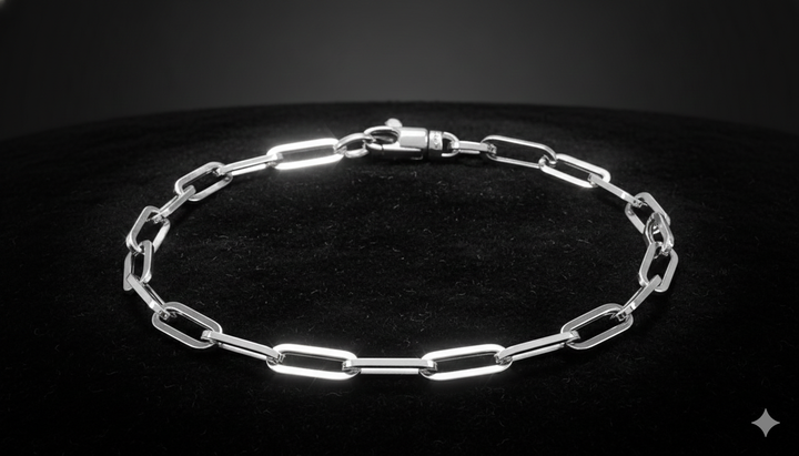 Monzario - 14krt witgouden armband CFE 4.0mm | 19cm