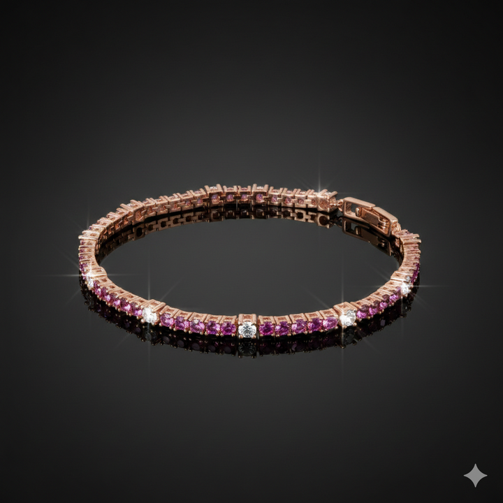 Bronzallure armband - WSBZ01998.ROSE.LG | 18cm
