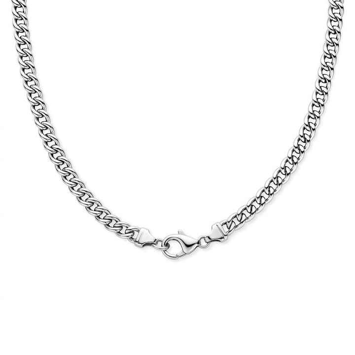 Zilveren collier gourmet bol 7,5mm | 45cm
