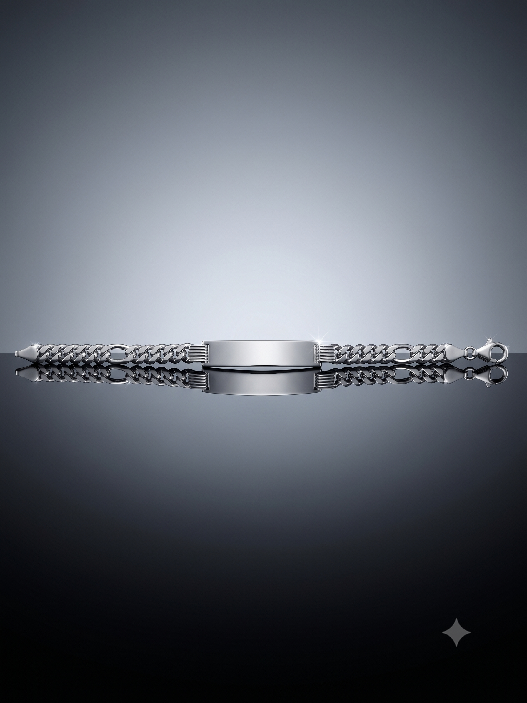 Zilveren graveerarmband gourmette / valkenoog 6.5mm | 21cm