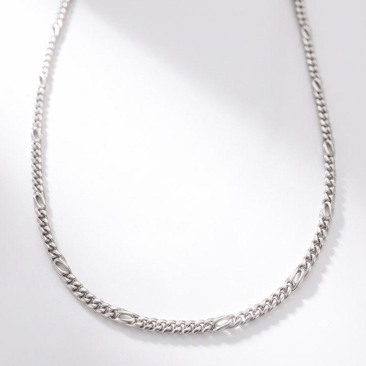 Zilveren lengtecollier - gourmette | valkenoog 5.0mm