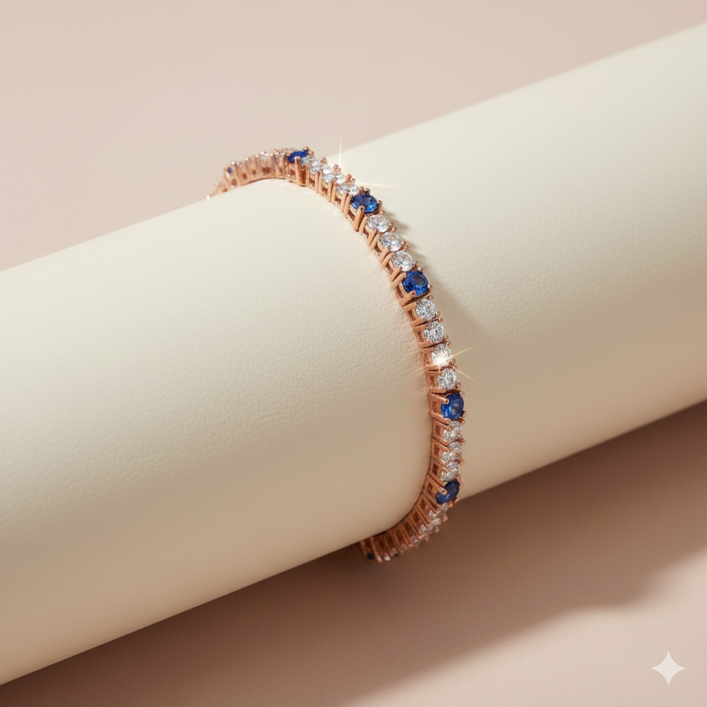 Bronzallure armband - WSBZ01998.BLU.LG | 17,5cm