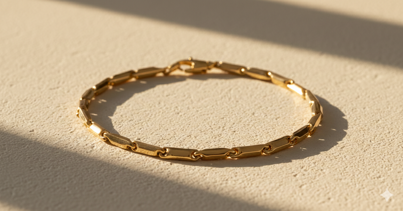 Monzario - 14krt geelgouden armband 2.8mm | 18,5cm