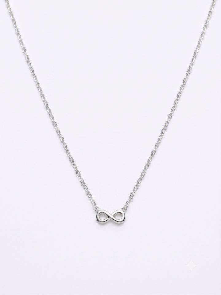 Zilveren collier infinity | 36-40cm