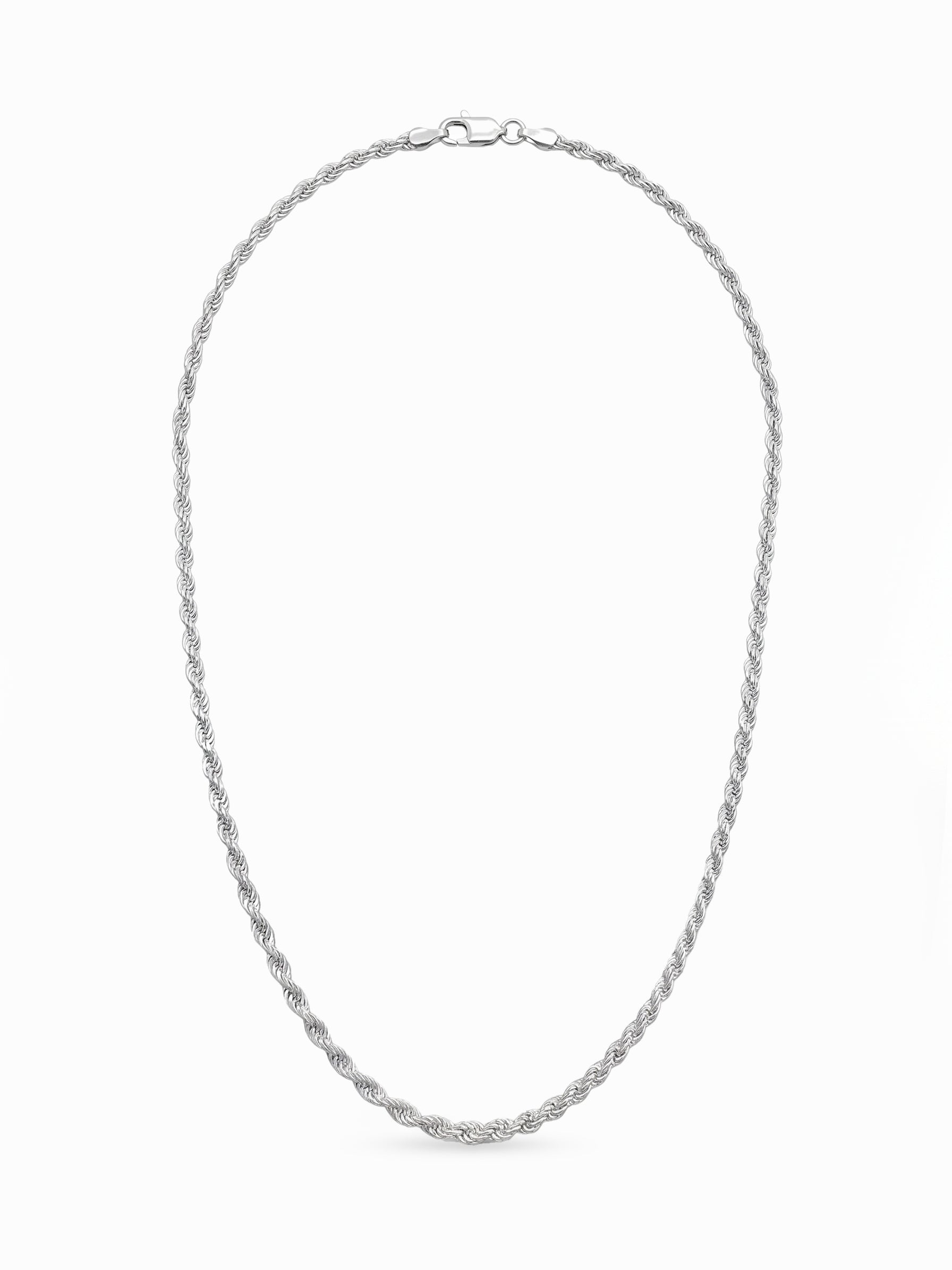Zilveren collier koord 3mm | 45cm