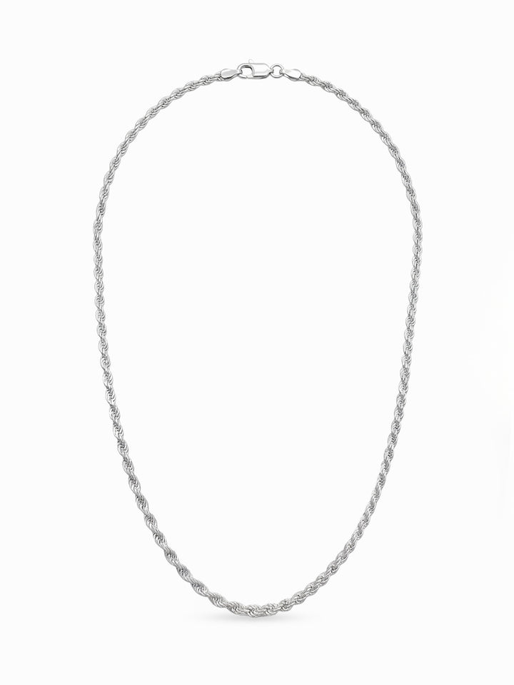Zilveren collier koord 3mm | 45cm