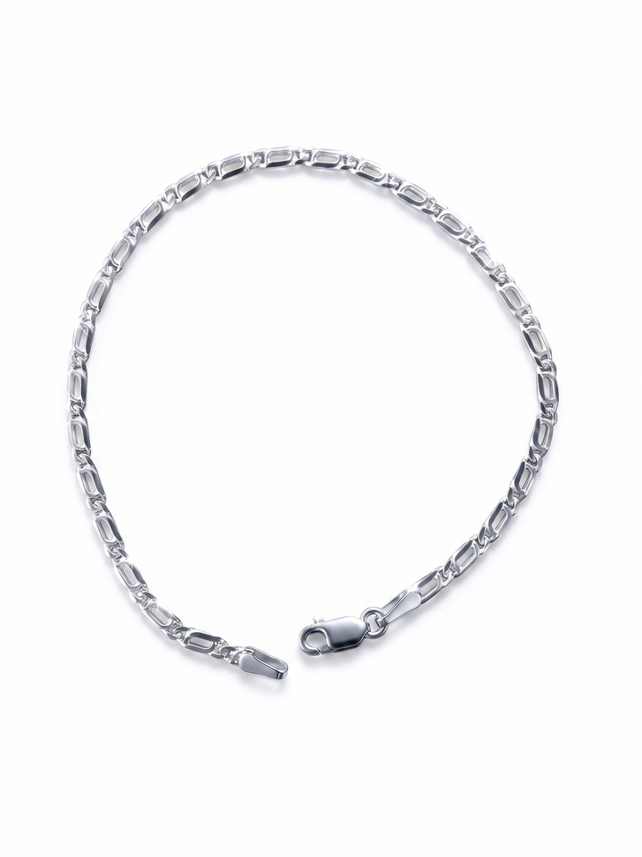 Zilveren armband valkenoog 2,4mm | 18cm