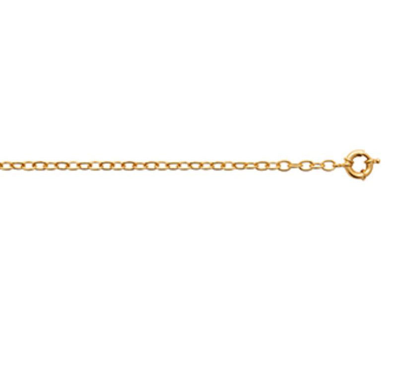 Doublé armband anker 5mm | 18cm
