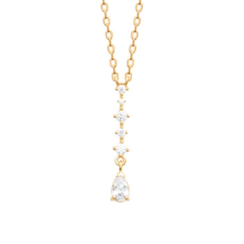 Doublé collier zirkonia| 40-42-45cm