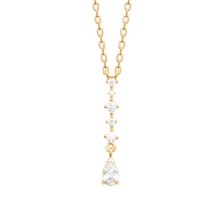 Doublé collier zirkonia| 40-42-45cm