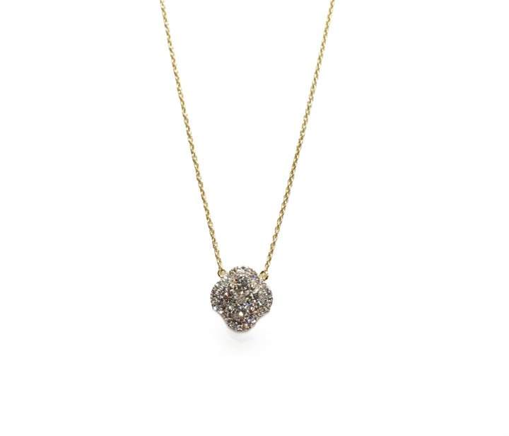 14krt geelgouden lengtecollier met diamant 25-0.52ct HSI | 42-45cm