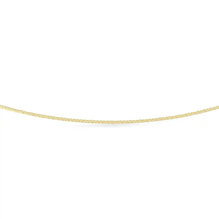 14krt geelgouden lengtecollier vossenstaart  1.4mm | 42-45cm
