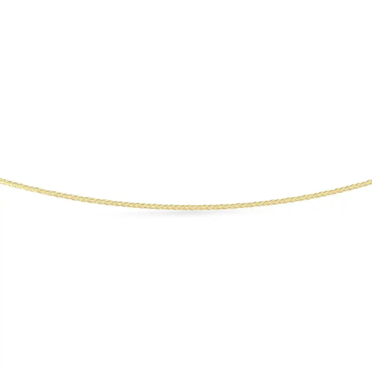14krt geelgouden lengtecollier vossenstaart  1.2mm | 50cm