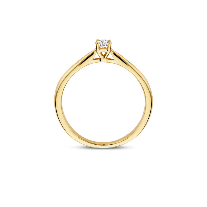 Blush Lab Diamonds Ring LG1000Y – Geel Goud (14k) met Lab grown Diamant