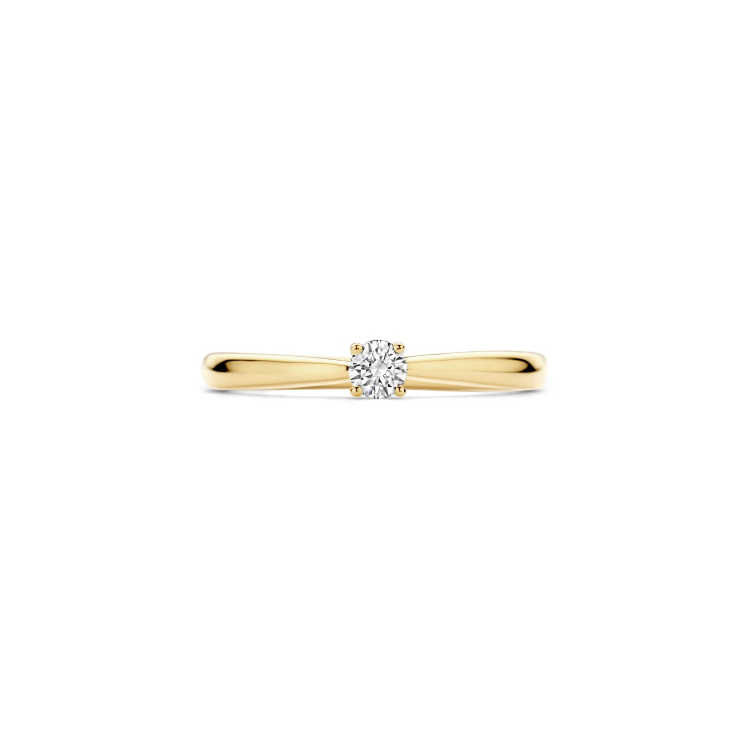 Blush Lab Diamonds Ring LG1000Y – Geel Goud (14k) met Lab grown Diamant