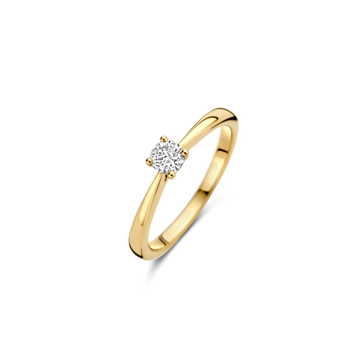 Blush Lab Diamonds Ring LG1001Y – Geel Goud (14k) met Lab grown Diamant