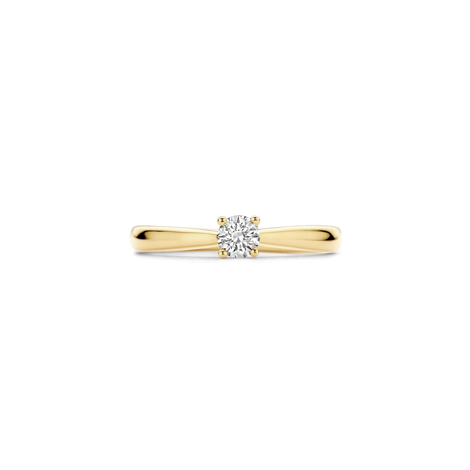 Blush Lab Diamonds Ring LG1001Y – Geel Goud (14k) met Lab grown Diamant