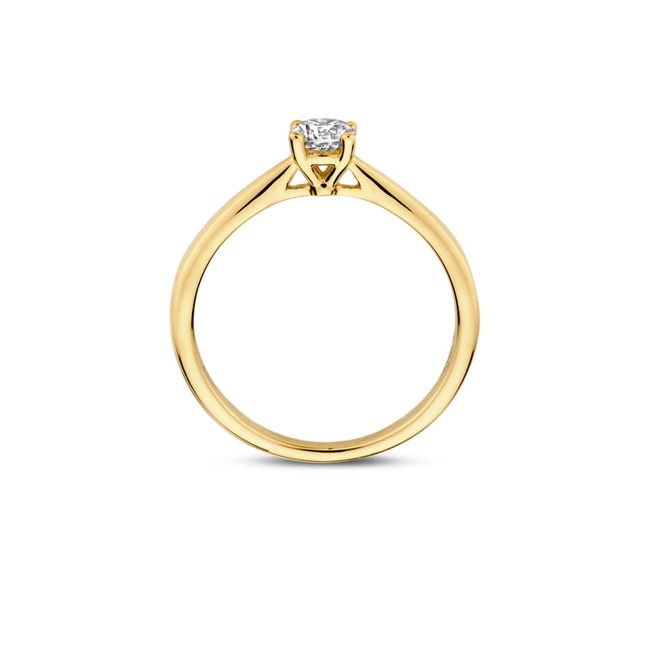 Blush Lab Diamonds Ring LG1002Y – Geel Goud (14k) met Lab grown Diamant