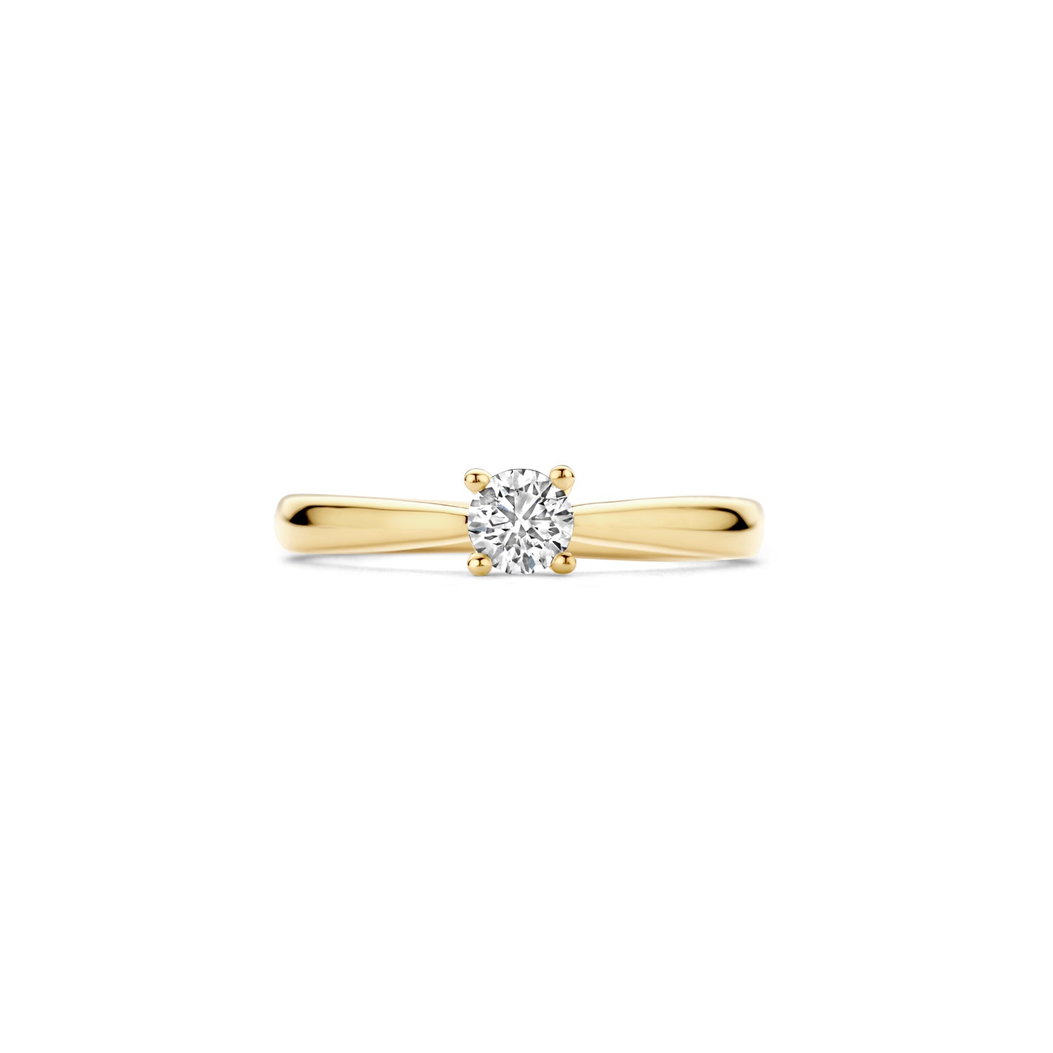 Blush Lab Diamonds Ring LG1002Y – Geel Goud (14k) met Lab grown Diamant