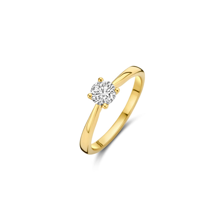 Blush Lab Diamonds Ring LG1003Y – Geel Goud (14k) met Lab grown Diamant