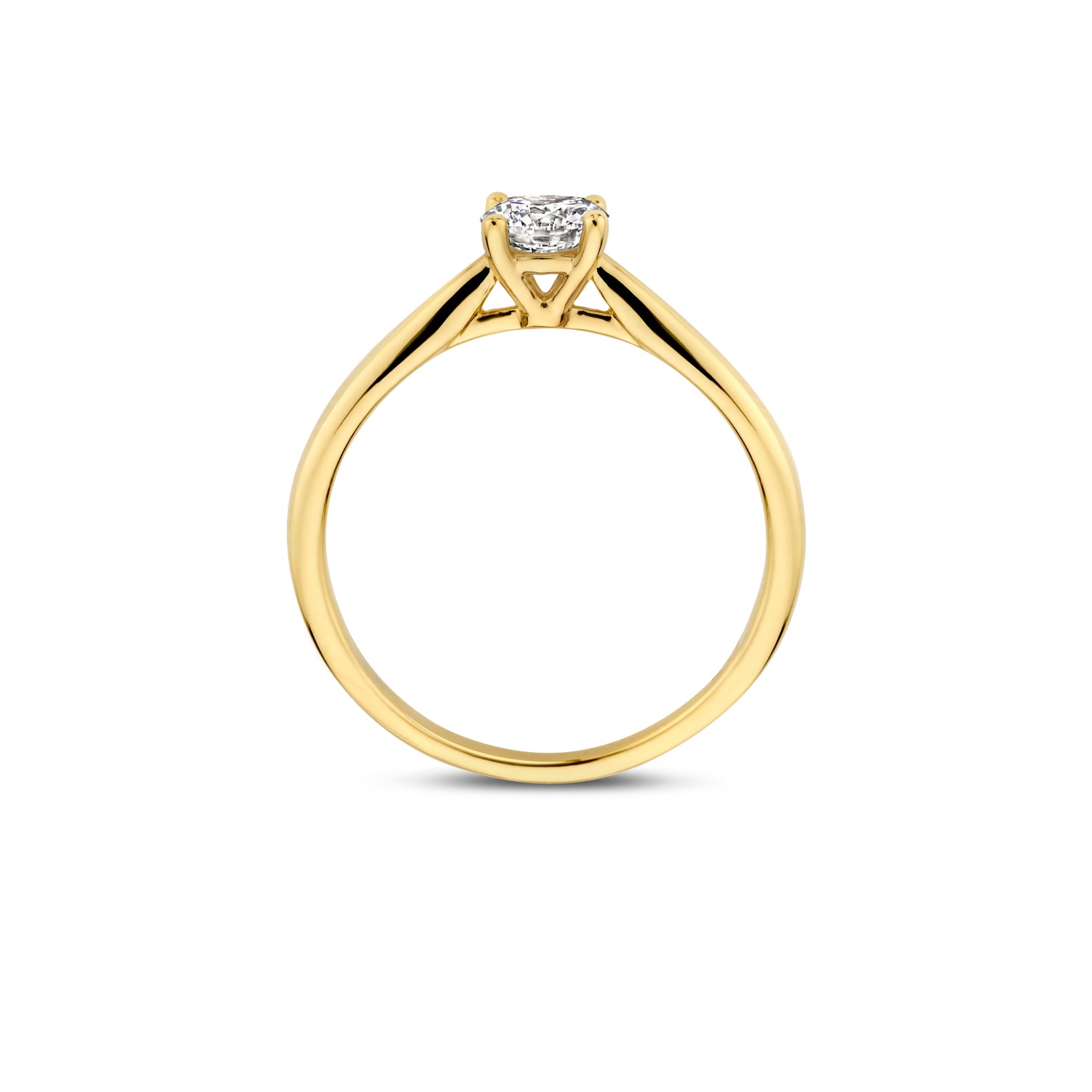 Blush Lab Diamonds Ring LG1003Y – Geel Goud (14k) met Lab grown Diamant
