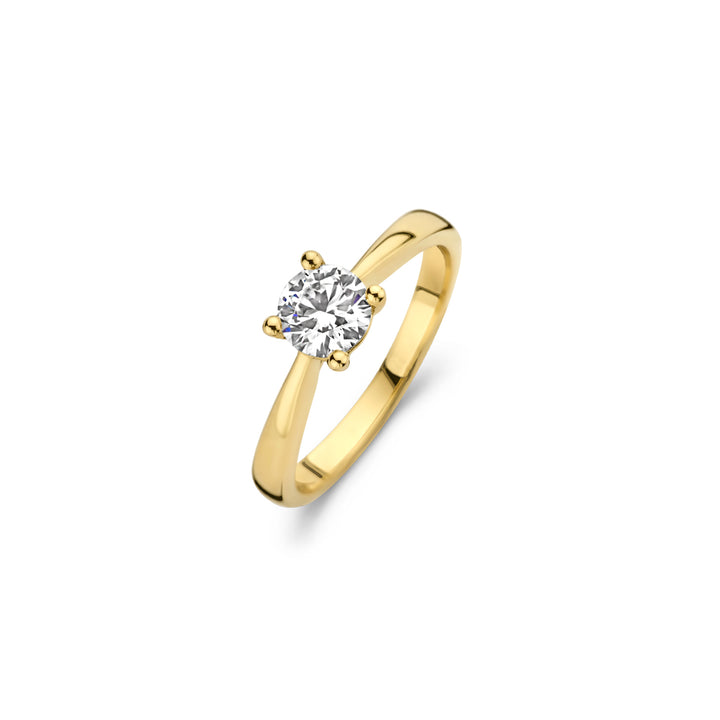 Blush Lab Diamonds Ring LG1004Y – Geel Goud (14k) met Lab grown Diamant