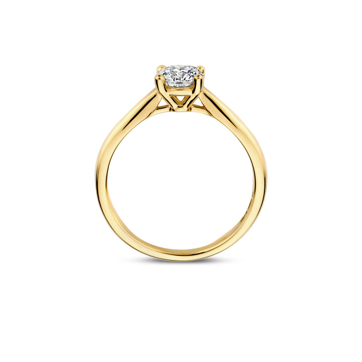 Blush Lab Diamonds Ring LG1004Y – Geel Goud (14k) met Lab grown Diamant