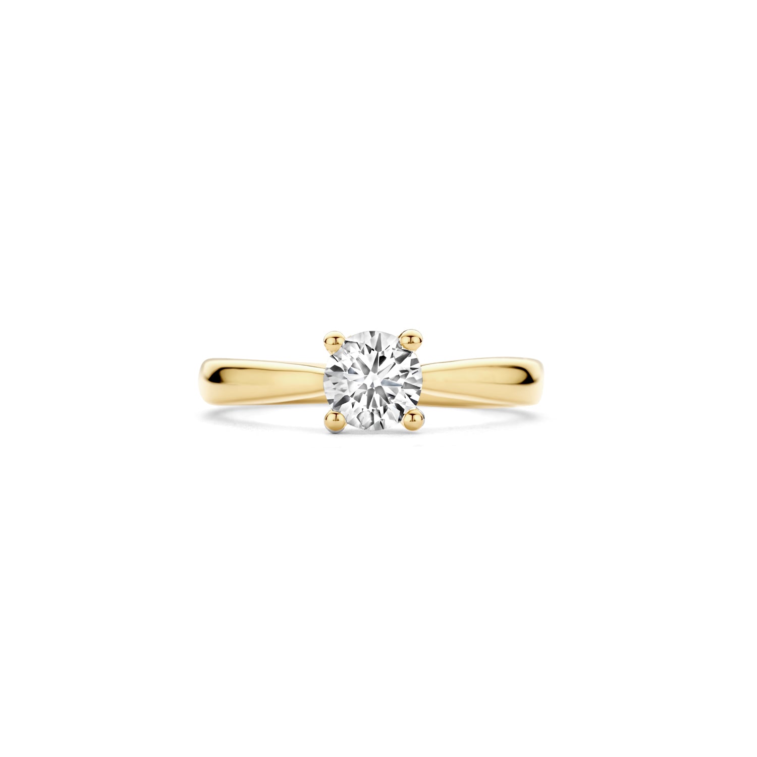 Blush Lab Diamonds Ring LG1004Y – Geel Goud (14k) met Lab grown Diamant