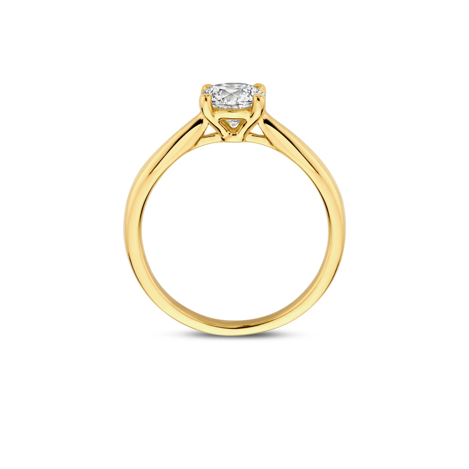 Blush Lab Diamonds Ring LG1005Y – Geel Goud (14k) met Lab grown Diamant